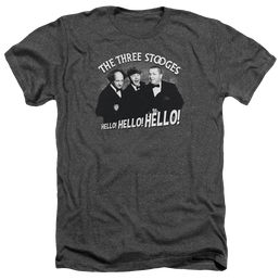 The Three Stooges Hello Again Men's Heather T-Shirt Men's Heather T-Shirt The Three Stooges   