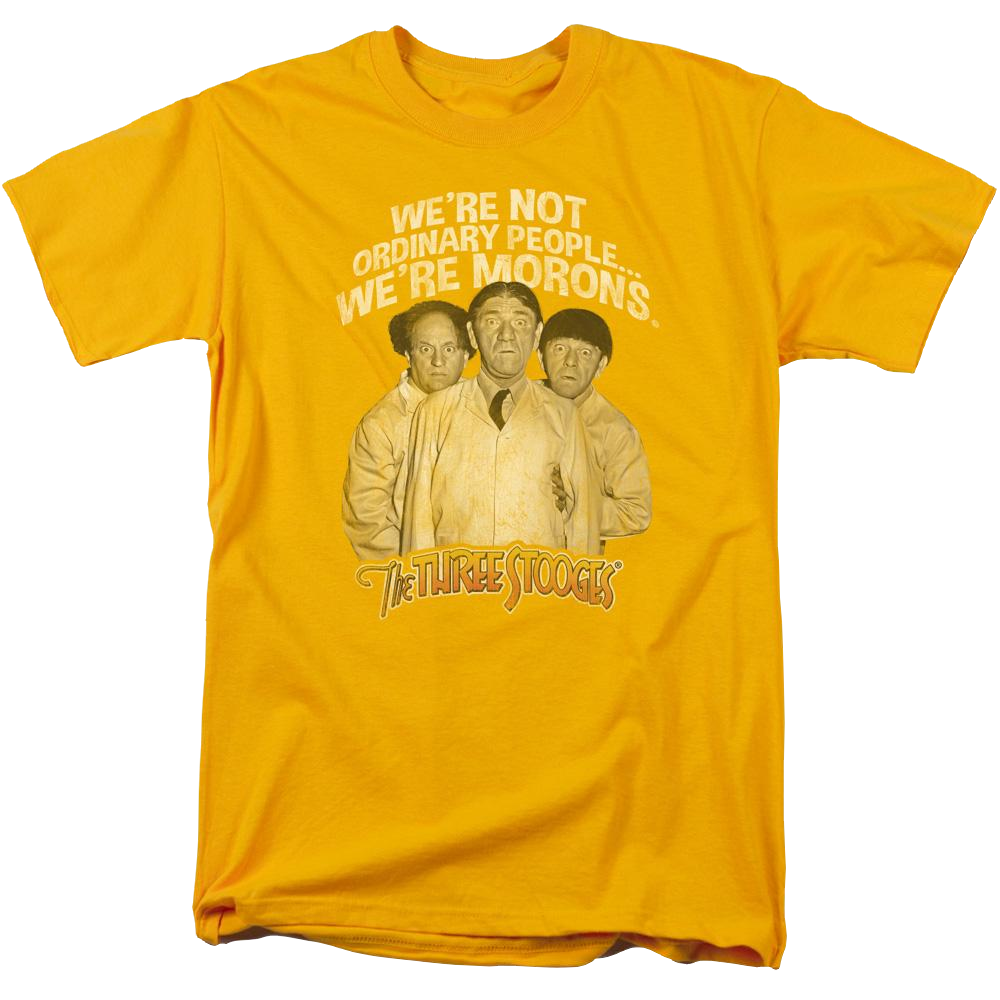The Three Stooges Morons Men's Regular Fit T-Shirt Men's Regular Fit T-Shirt The Three Stooges   
