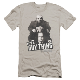 The Three Stooges Guy Thing Men's Premium Slim Fit T-Shirt Men's Premium Slim Fit T-Shirt The Three Stooges   