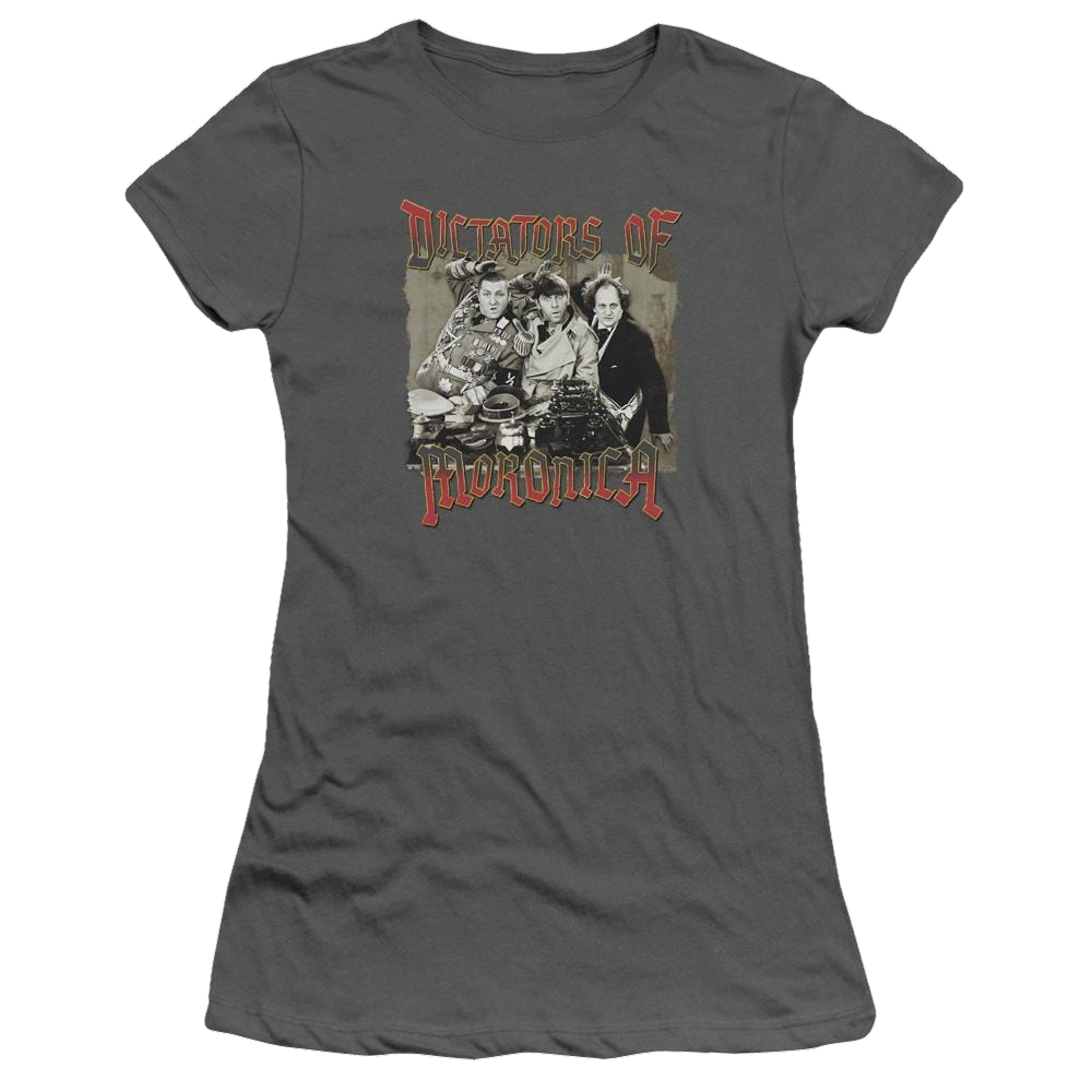 The Three Stooges Moronica Juniors T-Shirt Juniors T-Shirt The Three Stooges   