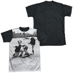 The Three Stooges Team Knucklehead Men's Black Back T-Shirt Men's Black Back T-Shirt The Three Stooges   