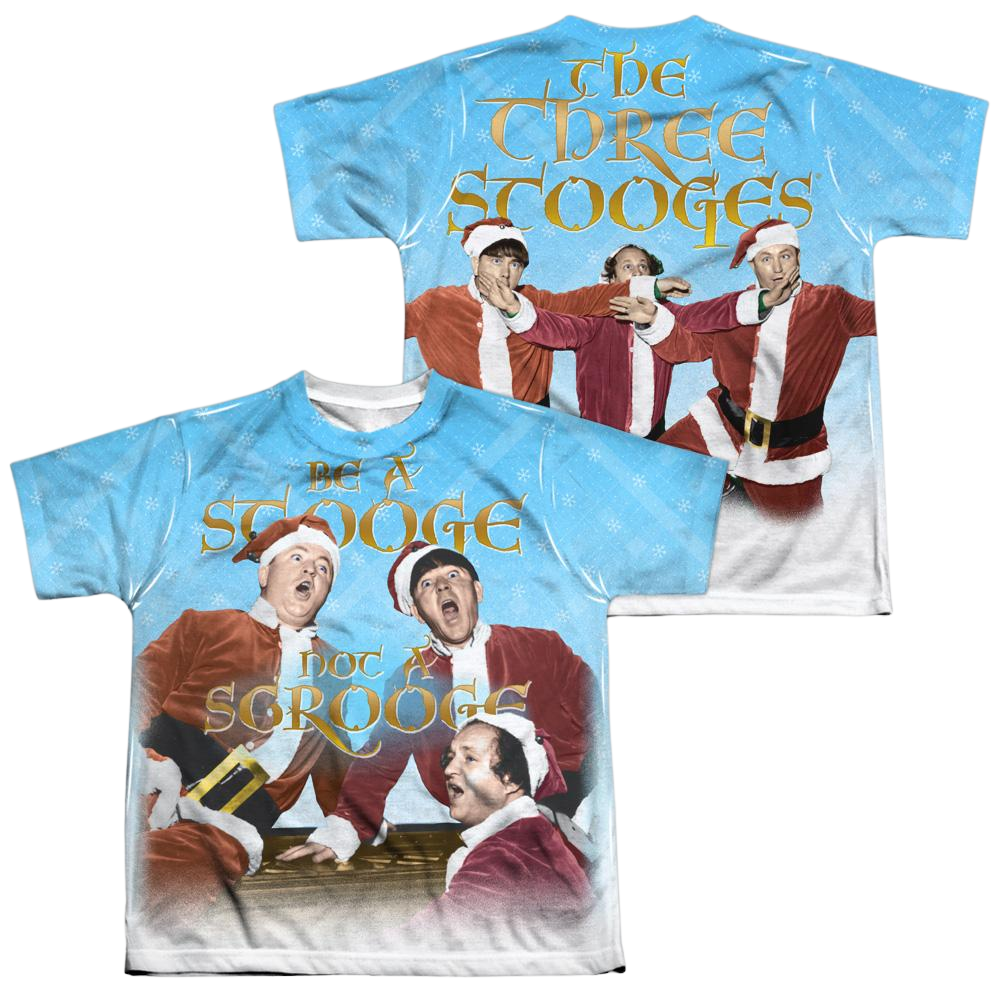The Three Stooges Be A Stooge Youth All-Over Print T-Shirt (Ages 8-12) Youth All-Over Print T-Shirt (Ages 8-12) The Three Stooges   