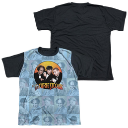 The Three Stooges Portraits Youth Black Back T-Shirt (Ages 8-12) Youth Black Back T-Shirt (Ages 8-12) The Three Stooges   