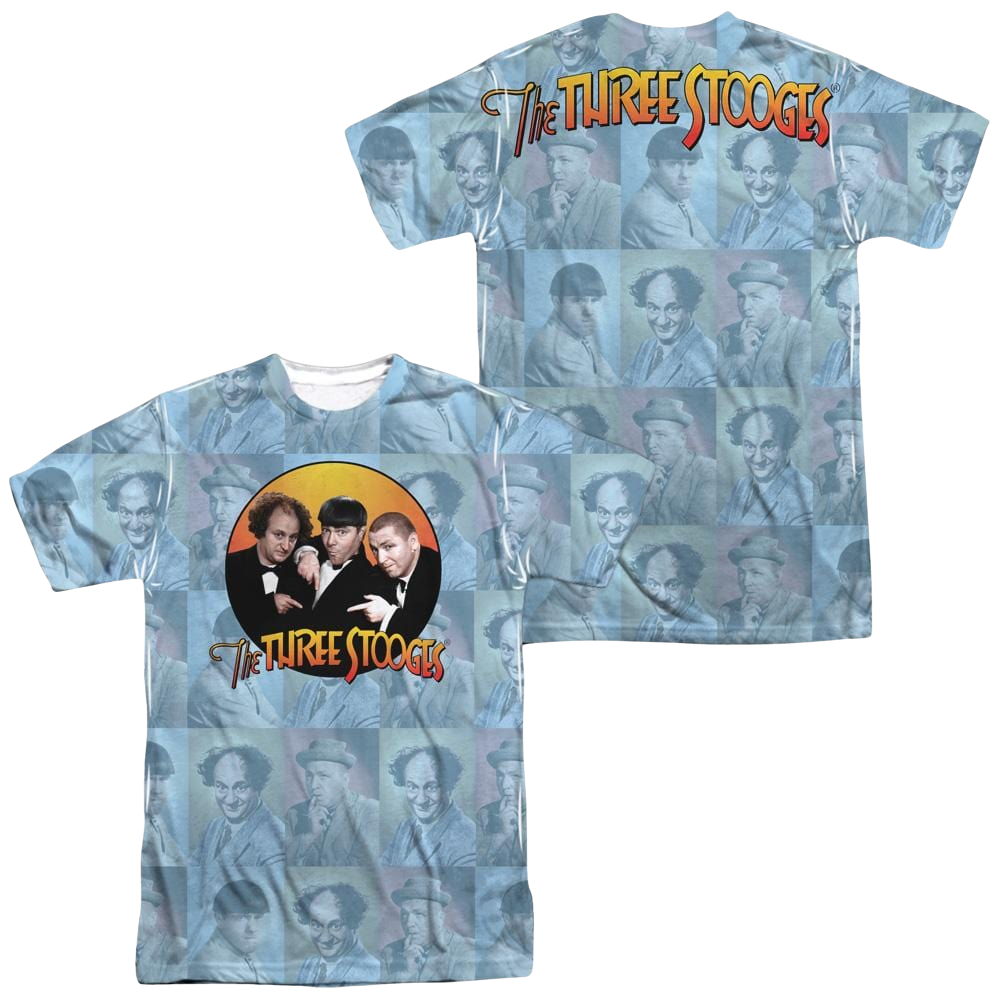The Three Stooges Portraits Men's All Over Print T-Shirt Men's All-Over Print T-Shirt The Three Stooges   