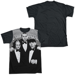 The Three Stooges Classy Fellas Men's Black Back T-Shirt Men's Black Back T-Shirt The Three Stooges   