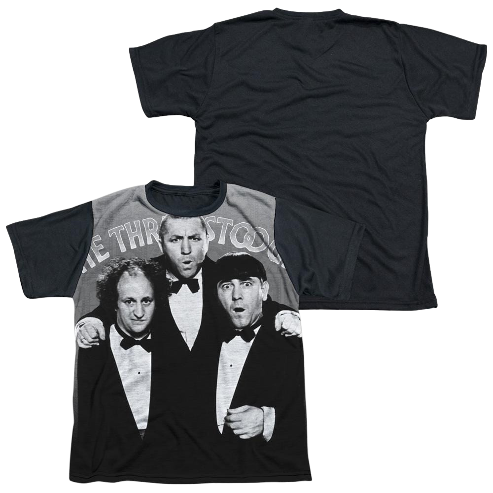 The Three Stooges Classy Fellas Youth Black Back T-Shirt (Ages 8-12) Youth Black Back T-Shirt (Ages 8-12) The Three Stooges   
