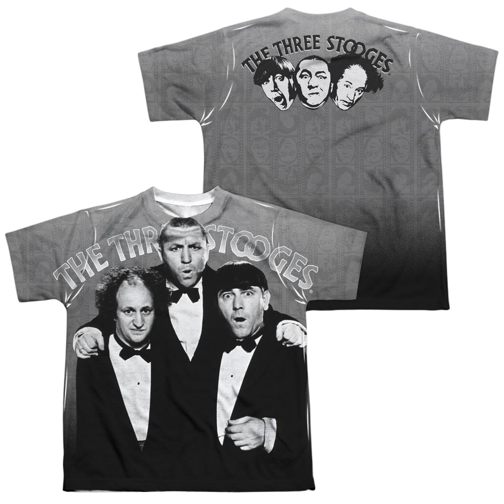 The Three Stooges Classy Fellas Youth All-Over Print T-Shirt (Ages 8-12) Youth All-Over Print T-Shirt (Ages 8-12) The Three Stooges   