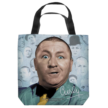 The Three Stooges Curly Heads tote bag