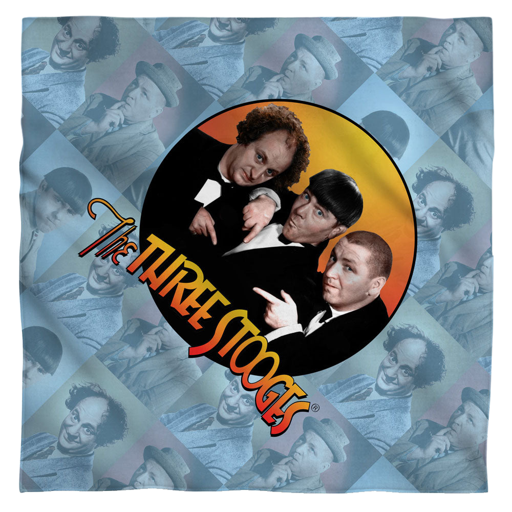 Three Stooges, The Portraits - Bandana Bandanas The Three Stooges   