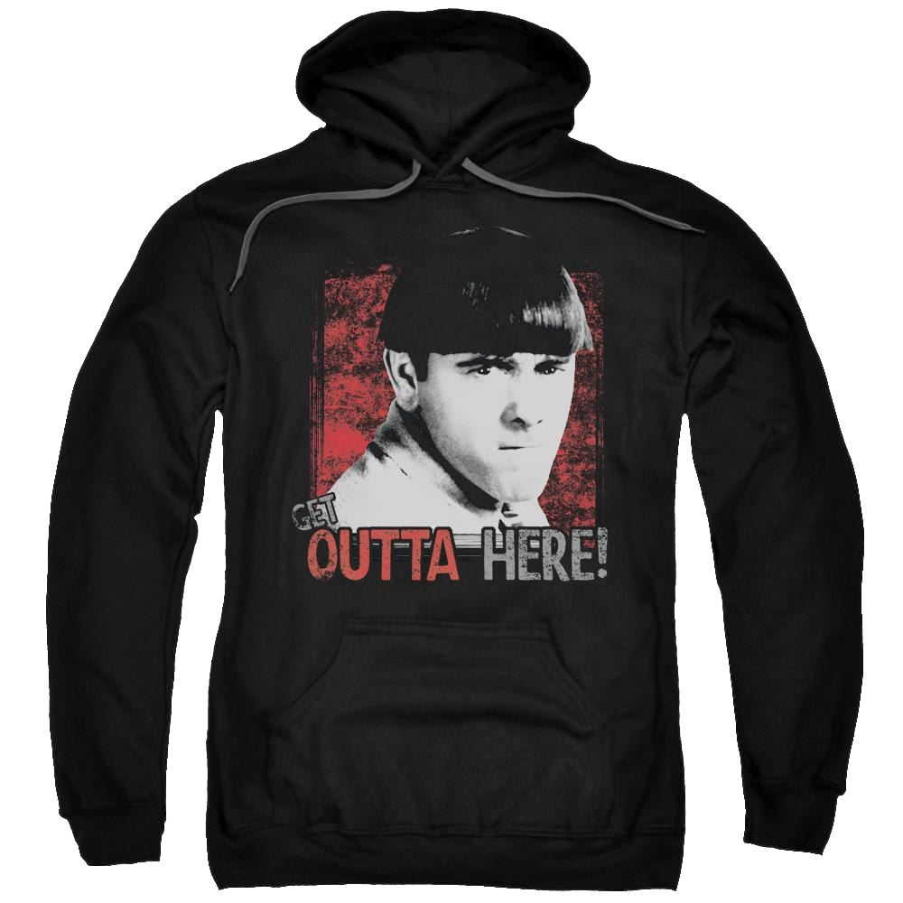The Three Stooges Get Outta Here Pullover Hoodie Pullover Hoodie The Three Stooges   