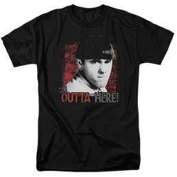 The Three Stooges Get Outta Here Men's Regular Fit T-Shirt Men's Regular Fit T-Shirt The Three Stooges   