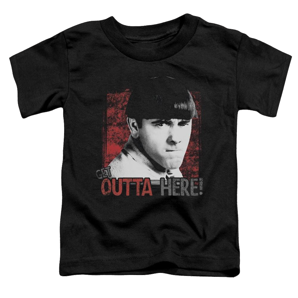 The Three Stooges Get Outta Here Toddler T-Shirt Toddler T-Shirt The Three Stooges   