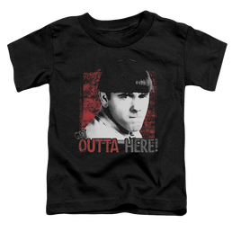 The Three Stooges Get Outta Here Toddler T-Shirt Toddler T-Shirt The Three Stooges   