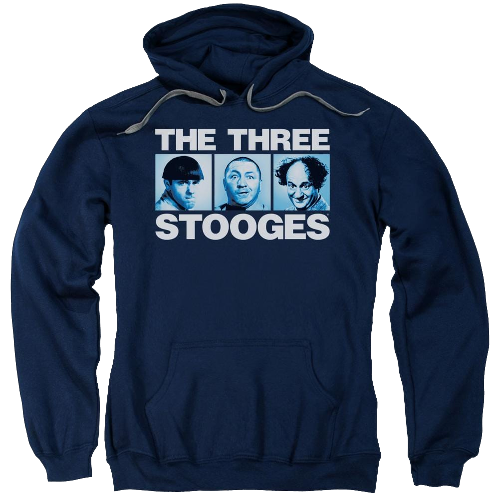 The Three Stooges Three Squares Pullover Hoodie Pullover Hoodie The Three Stooges   