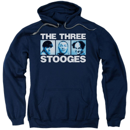 The Three Stooges Three Squares Pullover Hoodie Pullover Hoodie The Three Stooges   
