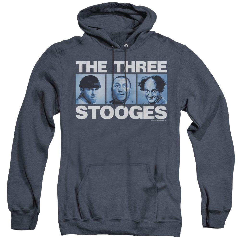 Three Stooges, The Three Squares - Heather Pullover Hoodie Heather Pullover Hoodie The Three Stooges   