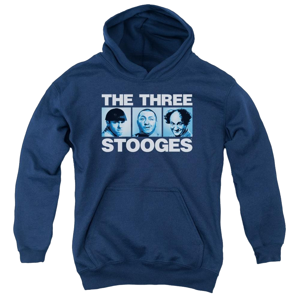 The Three Stooges Three Squares Youth Hoodie (Ages 8-12) Youth Hoodie (Ages 8-12) The Three Stooges   