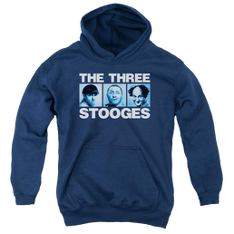 The Three Stooges Three Squares Youth Hoodie (Ages 8-12) Youth Hoodie (Ages 8-12) The Three Stooges   
