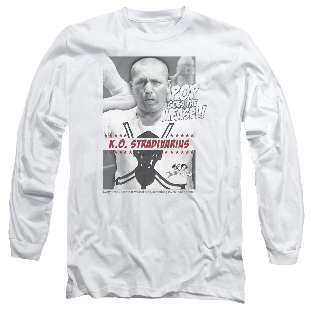 The Three Stooges Weasel Men's Long Sleeve T-Shirt Men's Long Sleeve T-Shirt The Three Stooges   