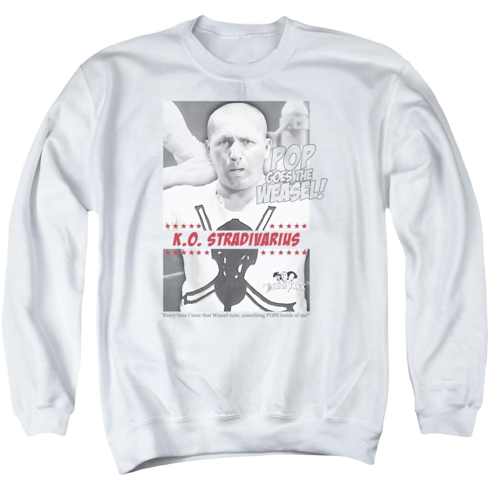 The Three Stooges Weasel Men's Crewneck Sweatshirt Men's Crewneck Sweatshirt The Three Stooges   