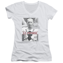 The Three Stooges Weasel Juniors V-Neck T-Shirt Juniors V-Neck T-Shirt The Three Stooges   