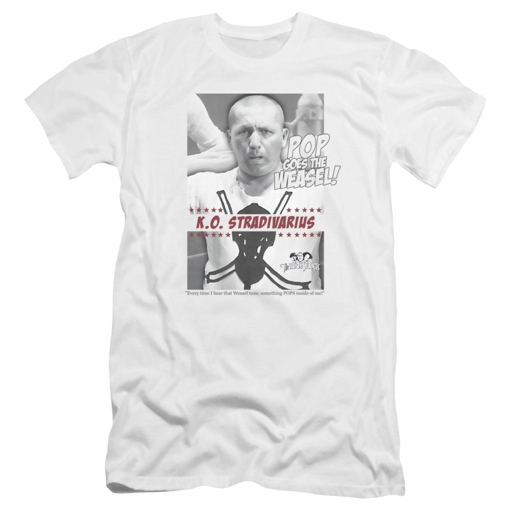 The Three Stooges Weasel Men's Premium Slim Fit T-Shirt Men's Premium Slim Fit T-Shirt The Three Stooges   