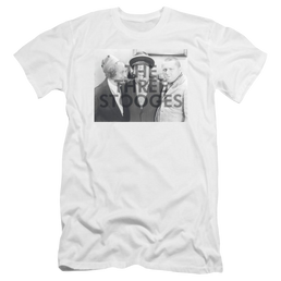 The Three Stooges Cutoff Men's Premium Slim Fit T-Shirt Men's Premium Slim Fit T-Shirt The Three Stooges   