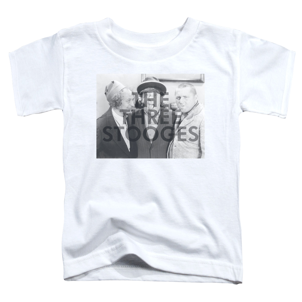 The Three Stooges Cutoff Toddler T-Shirt Toddler T-Shirt The Three Stooges   