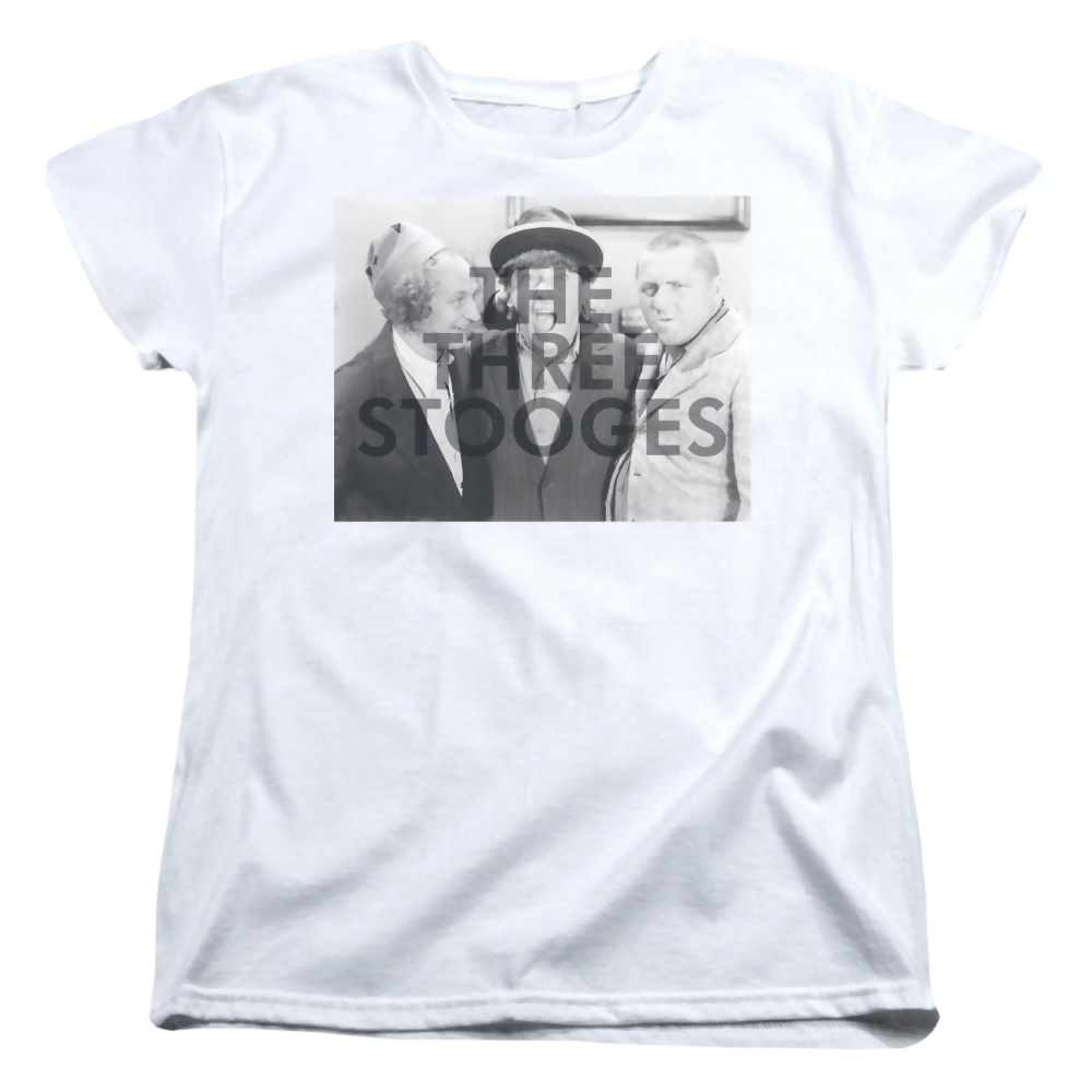 The Three Stooges Cutoff Women's T-Shirt Women's T-Shirt The Three Stooges   