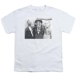 The Three Stooges Cutoff Youth T-Shirt (Ages 8-12) Youth T-Shirt (Ages 8-12) The Three Stooges   