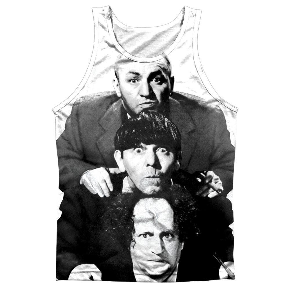 Three Stooges, The Three Stacked - Men's All Over Print Tank Top Men's All Over Print Tank The Three Stooges   