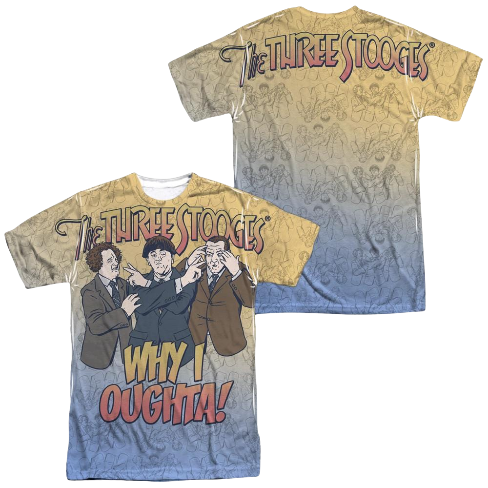 The Three Stooges Why I Oughta Men's All Over Print T-Shirt Men's All-Over Print T-Shirt The Three Stooges   