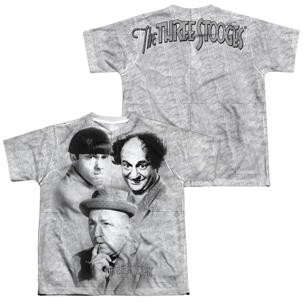 The Three Stooges Signature Youth All-Over Print T-Shirt (Ages 8-12) Youth All-Over Print T-Shirt (Ages 8-12) The Three Stooges   