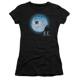 E.T. Moon Scene - Juniors T-Shirt Juniors T-Shirt E.T.   