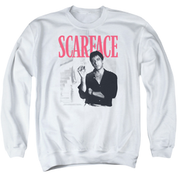 Scarface Stairway - Men's Crewneck Sweatshirt Men's Crewneck Sweatshirt Scarface   