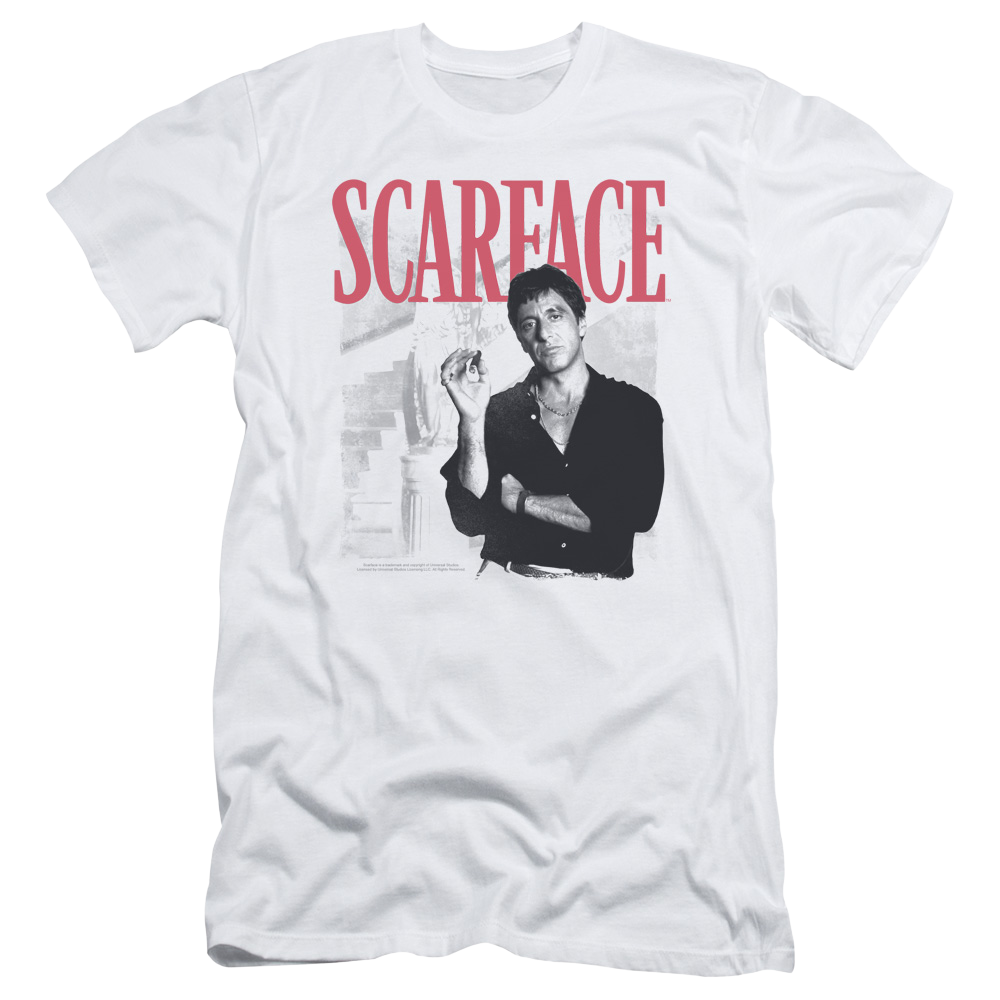 Scarface Stairway - Men's Slim Fit T-Shirt Men's Slim Fit T-Shirt Scarface   