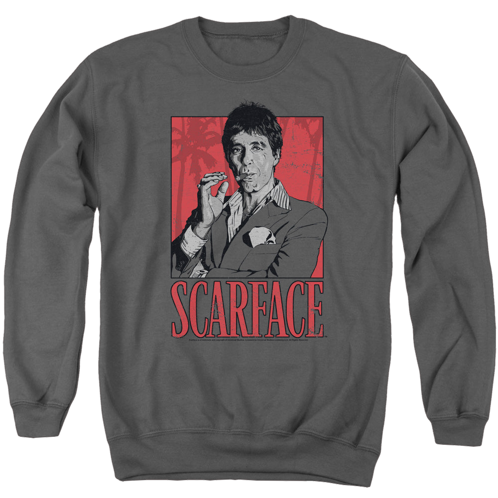 Scarface Tony - Men's Crewneck Sweatshirt Men's Crewneck Sweatshirt Scarface   