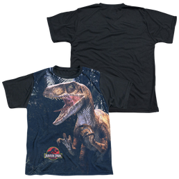 Jurassic Park Raptors - Youth Black Back T-Shirt Youth Black Back T-Shirt (Ages 8-12) Jurassic Park   