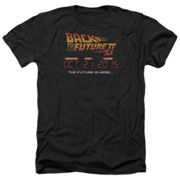 Back to the Future Trilogy Future Is Here - Men's Heather T-Shirt Men's Heather T-Shirt Back to the Future   