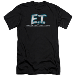 E.T. Logo - Men's Premium Slim Fit T-Shirt Men's Premium Slim Fit T-Shirt E.T.   