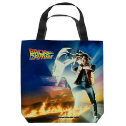 Back To The Future - Bttf Poster - Tote Bag Tote Bags Back to the Future   