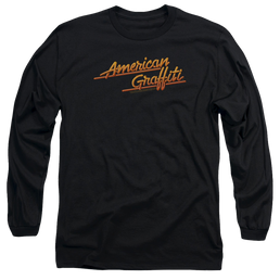 American Graffiti Neon Logo - Men's Long Sleeve T-Shirt Men's Long Sleeve T-Shirt American Graffiti   