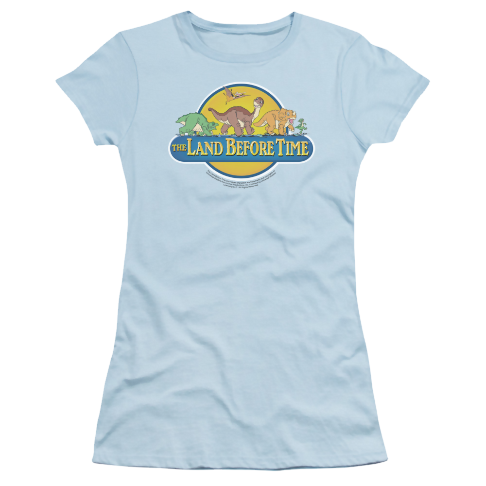 Land Before Time Dino Breakout - Juniors T-Shirt Juniors T-Shirt Land Before Time   