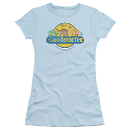 Land Before Time Dino Breakout - Juniors T-Shirt Juniors T-Shirt Land Before Time   