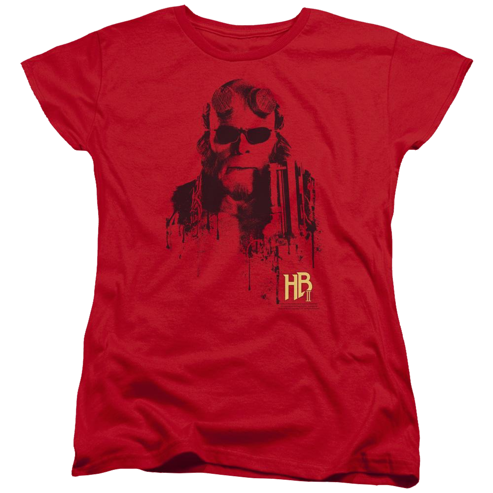 Hellboy Splatter Gun Women's T-Shirt Women's T-Shirt Hellboy   