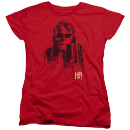 Hellboy Splatter Gun Women's T-Shirt Women's T-Shirt Hellboy   