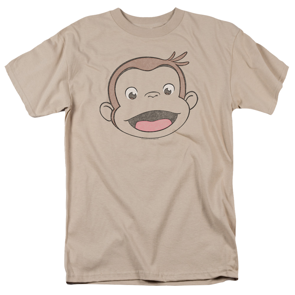 Curious George Heathered George - Men's Regular Fit T-Shirt Men's Regular Fit T-Shirt Curious George   