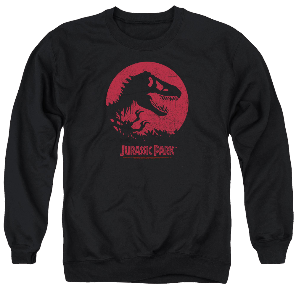 Jurassic Park T-Rex Sphere - Men's Crewneck Sweatshirt Men's Crewneck Sweatshirt Jurassic Park   
