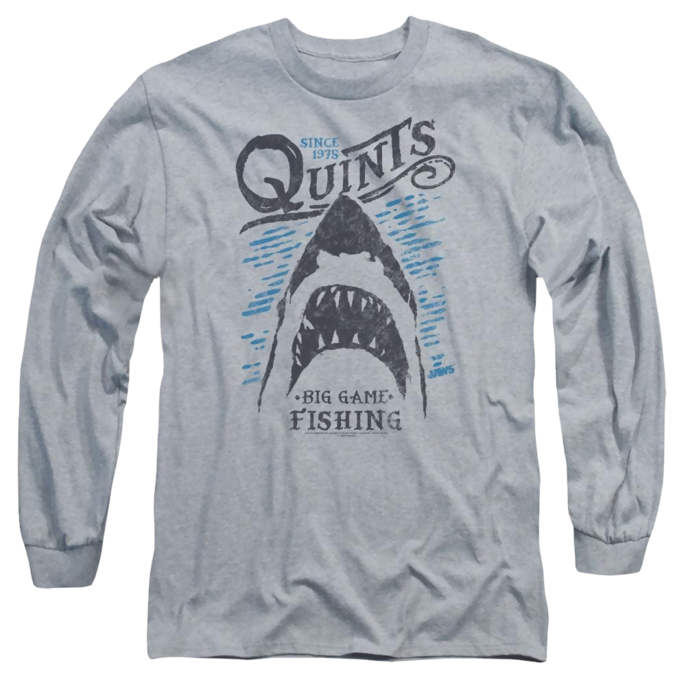 Jaws Big Game Fishing Men's Long Sleeve T-Shirt Men's Long Sleeve T-Shirt Jaws   
