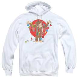 Curious George Lights - Pullover Hoodie Pullover Hoodie Curious George   